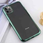Transparent TPU Anti-Drop And Waterproof Mobile Phone Protective Case for iPhone 11 Pro (Green)