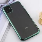 Transparent TPU Anti-Drop And Waterproof Mobile Phone Protective Case for iPhone 11 (Green)