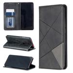 Rhombus Texture Horizontal Flip Magnetic Leather Case with Holder & Card Slots For Xiaomi Redmi K20 / K20 Pro / Mi 9T(Black)