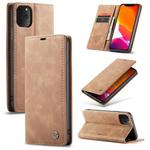 CaseMe-013 Multifunctional Horizontal Flip Leather Case with Card Slot & Holder & Wallet for iPhone 11 Pro Max(Brown)