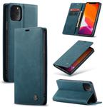 CaseMe-013 Multifunctional Horizontal Flip Leather Case with Card Slot & Holder & Wallet for iPhone 11 Pro Max(Blue)