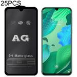 25 PCS AG Matte Frosted Full Cover Tempered Glass For Huawei Y9 Prime (2019)