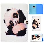 Colored Drawing Pattern Horizontal Flip PU Leather Case with Holder & Card Slots For Galaxy Tab A 10.1 (2019) / T510 / T515(Beckoning Panda)