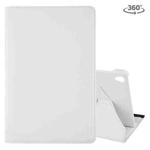 Litchi Texture Horizontal Flip 360 Degrees Rotation Leather Case with Holder for Huawei MediaPad M6 10.8(White)