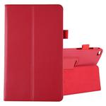 Litchi Texture Horizontal Flip Leather Case with Holder for Galaxy Tab A8.0 T290(Red)