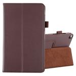 Litchi Texture Horizontal Flip Leather Case with Holder for Galaxy Tab A8.0 T290(Brown)