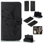 Feather Pattern Litchi Texture Horizontal Flip Leather Case with Wallet & Holder & Card Slots For Xiaomi Redmi K20(Black)
