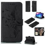 Feather Pattern Litchi Texture Horizontal Flip Leather Case with Wallet & Holder & Card Slots For Xiaomi Redmi Note 7(Black)