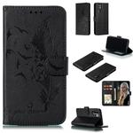 Feather Pattern Litchi Texture Horizontal Flip Leather Case with Wallet & Holder & Card Slots For Huawei P30 Pro(Black)
