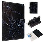 For Galaxy Tab S5e 10.5 T720 / T725 Colored Drawing Pattern Horizontal Flip PU Leather Case with Holder & Card Slots(Black Marble)