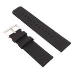 Simple Fashion Canvas Watch Band for Fitbit Versa / Versa 2(Black)