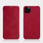 For iPhone 11 Pro NILLKIN  QIN Series Crazy Horse Texture Horizontal Flip Leather Case with Card Slot(Red)