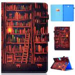 for Galaxy Tab S4 10.5 T830 Colored Drawing Stitching Horizontal Flip Leather Case, with Holder & Card Slots(Bookshelf)