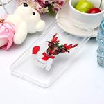 For Xiaomi Redmi Note 7 Coloured Drawing Pattern IMD Workmanship Soft TPU Protective Case(Glove Deer)