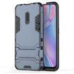 For OPPO K3 Shockproof PC + TPU Protective Case with Invisible Holder(Navy Blue)