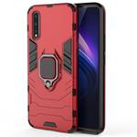 For Vivo iQOO Neo PC + TPU Shockproof Protective Case with Magnetic Ring Holder(Red)