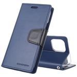 For iPhone 11 MERCURY GOOSPERY SONATA DIARY Horizontal Flip Leather Case with Holder & Card Slots & Wallet(Navy)