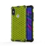 For Xiaomi Redmi Note 6 / Note 6 Pro Shockproof Honeycomb PC + TPU Protective Case(Green)