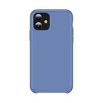 For iPhone 11 TOTUDESIGN Liquid Silicone Dropproof Coverage Case(Blue)