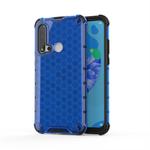 For Huawei Nova 5i Honeycomb Shockproof PC + TPU Protective Case(Blue)