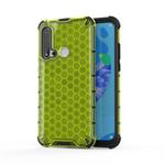 For Huawei Nova 5i Honeycomb Shockproof PC + TPU Protective Case(Green)