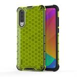 For Xiaomi Mi CC9e Honeycomb Shockproof PC + TPU Protective Case(Green)