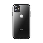 For iPhone 11 TOTUDESIGN Concise Series Shockproof Electroplating TPU Protective Case(Black)