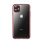 For iPhone 11 TOTUDESIGN Concise Series Shockproof Electroplating TPU Protective Case(Red)