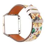 For Fitbit Blaze Leather Watch Band(Sunflower)