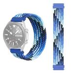 20mm Universal Nylon Weave Watch Band (Colorful Blue)