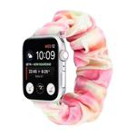 Flannel Hair Ring  Strap Watch Band For Apple Watch Ultra 49mm / Series 8&7 45mm / SE 2&6&SE&5&4 44mm / 3&2&1 42mm(1)