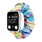 Flannel Hair Ring  Strap Watch Band For Apple Watch Series 8&7 41mm / SE 2&6&SE&5&4 40mm / 3&2&1 38mm(4)