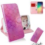 For Google Pixel 4 Solid Color Colorful Magnetic Buckle Horizontal Flip PU Leather Case with Holder & Card Slots & Wallet & Lanyard(Pink)