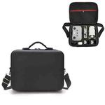 LS4456 Portable Drone PU Shoulder Storage Bag Handbag for DJI Mavic Mini 2(Black + Black Liner)