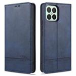For Huawei Nova 8 SE AZNS Magnetic Calf Texture Horizontal Flip Leather Case with Card Slots & Holder & Wallet(Dark Blue)