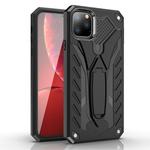 For iPhone 11 Pro Shockproof TPU + PC Protective Case with Holder(Black)