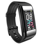 T9 0.96 inch Color Screen IP67 Waterproof Smart Bracelet, Support ECG + PPG Monitor / Heart Rate Monitor / Blood Pressure Monitor(Black)