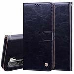 For Huawei Nova 7 SE / Honor 30S (Russian Version) Business Style Oil Wax Texture Horizontal Flip Leather Case with Holder & Card Slots & Wallet(Black)