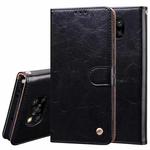 For Xiaomi Poco X3 NFC Business Style Oil Wax Texture Horizontal Flip Leather Case, with Holder & Card Slots & Wallet(Black)
