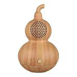 K2008 Gourd Shape Portable Bluetooth Speaker(Yellow Wood Texture)