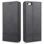 AZNS Magnetic Calf Texture Horizontal Flip Leather Case with Card Slots & Holder & Wallet For iPhone 6(Black)
