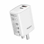 ROCK T42 PD 20W Dual Ports Travel Charger Power Adapter, CN Plug(White)