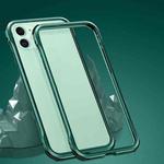 For iPhone 11 Shockproof Metal Protective Frame (Green)