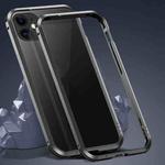 For iPhone 12 mini Shockproof Metal Protective Frame (Black)
