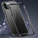 For iPhone 12 Pro Max Shockproof Metal Protective Frame(Black)