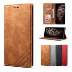 For iPhone 11 Pro Max GUSSIM GS-001 Business Style Horizontal Flip Skin Feel PU Leather Case with Holder & Card Slots & Wallet & Photo Frame (Brown)
