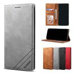 For Samsung Galaxy A51 GUSSIM GS-001 Business Style Horizontal Flip Skin Feel PU Leather Case with Holder & Card Slots & Wallet & Photo Frame(Gray)