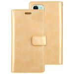 For iPhone 11 MERCURY GOOSPERY MANSOOR Horizontal Flip Leather Case with Holder & Card Slots & Wallet(Gold)