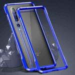 For Xiaomi Mi 10 Pro 5G Shockproof Ultra-thin Metal Protective Frame(Blue)