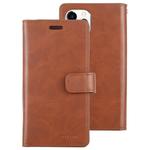 For iPhone 11 Pro Max MERCURY GOOSPERY MANSOOR Horizontal Flip Leather Case with Holder & Card Slots & Wallet(Brown)